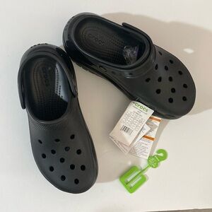 NWT Crocs Mega Crush Clog black